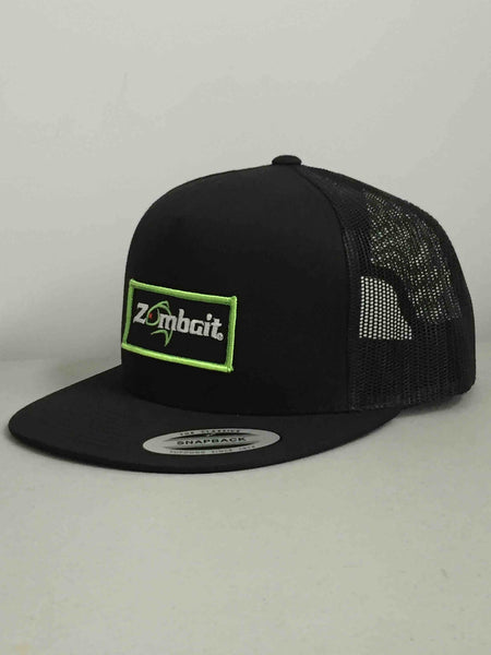 Blk Ball Hat w/ Rect Patch